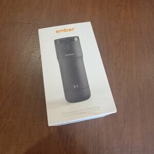Ember Temperature Control Travel Mug Matte Black 12oz New, in original box021